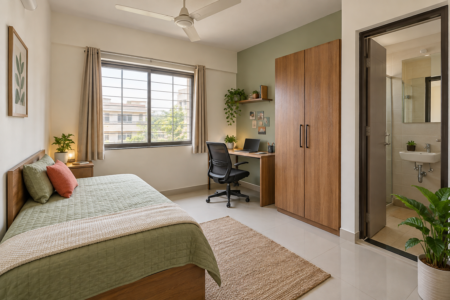 Neat private bedroom
